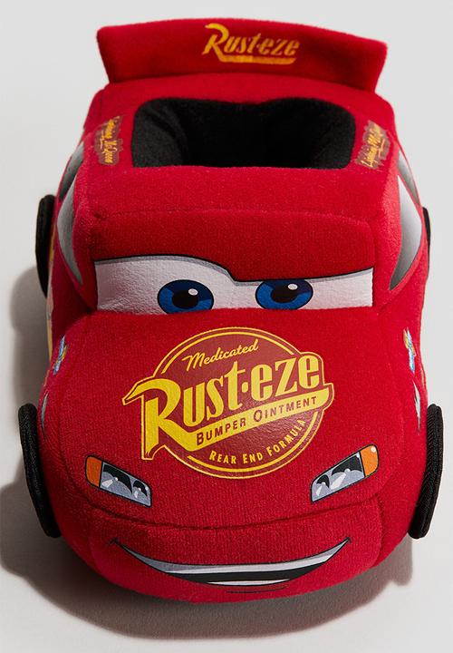H&M - Soft slippers - red cars 