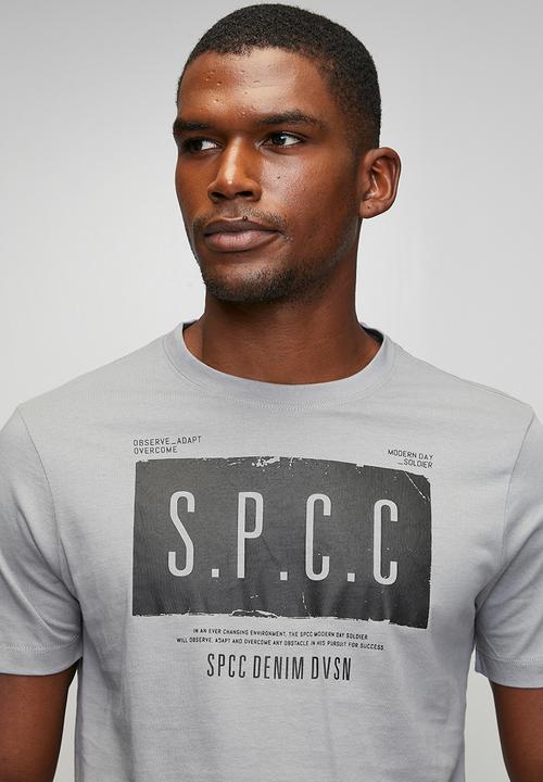 S.P.C.C - Elias Tee  - Mid Grey