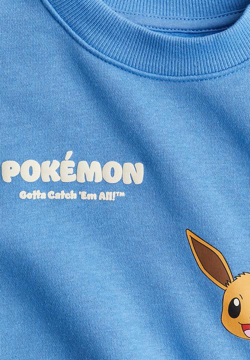 H&M - Printed sweatshirt - blue pokémon