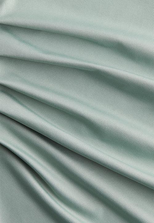 H&M - Draped one-shoulder top - pastel green