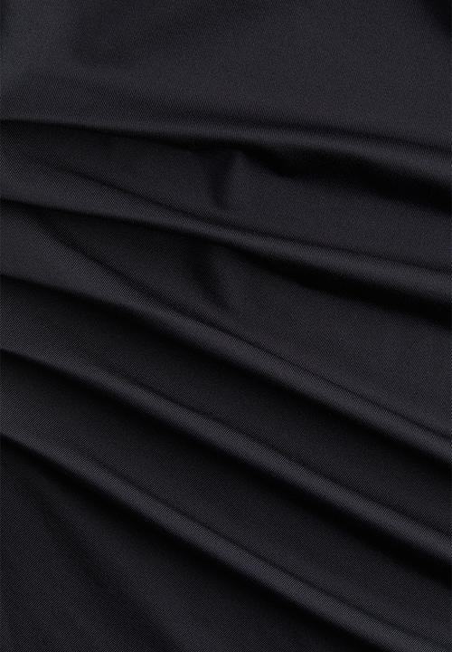 H&M - Draped one-shoulder top - black