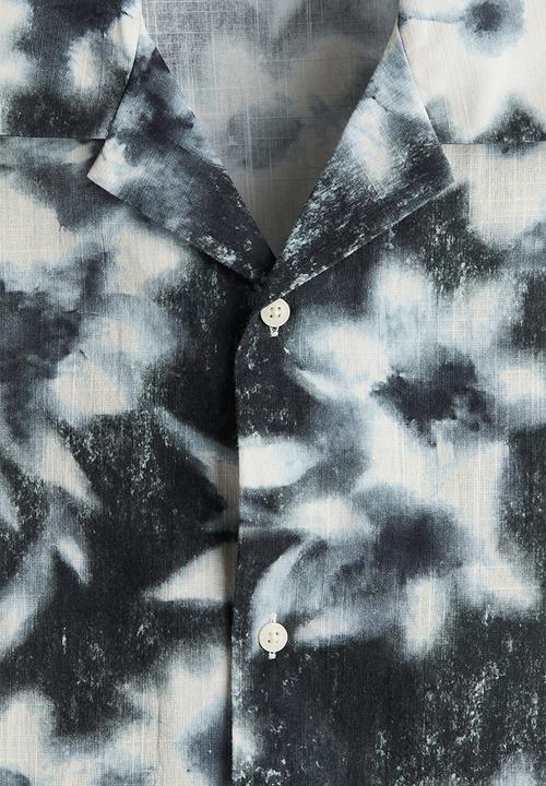 H&M - Relaxed fit resort shirt - grey