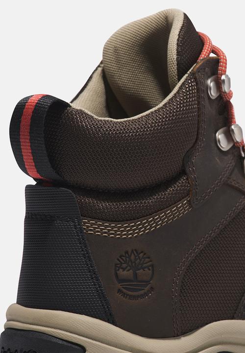 Timberland - White ledge mid lace up waterproof hiking boot - chocolate brown