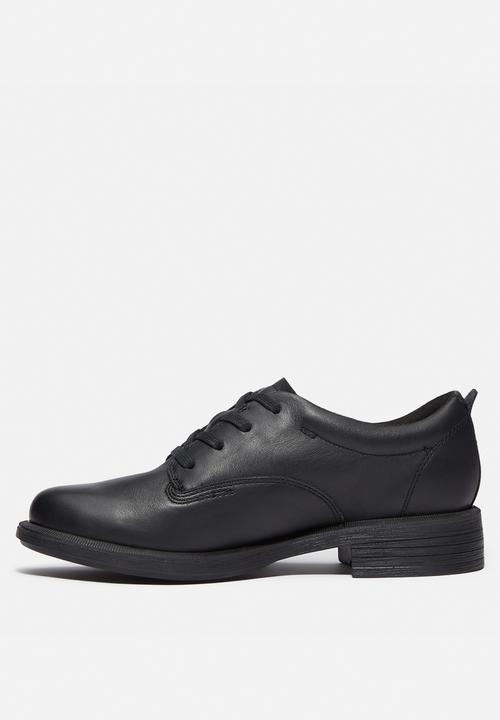 Timberland - Verona square lace up shoe - black full grain
