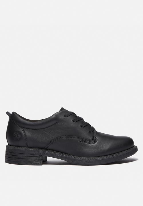 靴 SQUARE TOE SHOES /eaphi Verona square lace up shoe - black full grain
