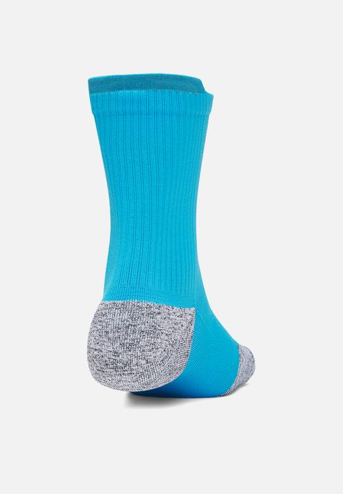 Under Armour - UA Velociti Run Cush 3 Pack Crew - Capri / White / Reflective