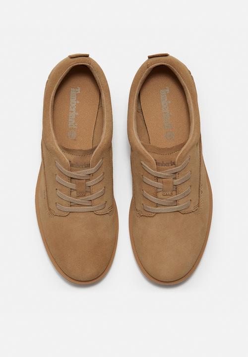 Timberland - Verona square lace up shoe - medium beige suede