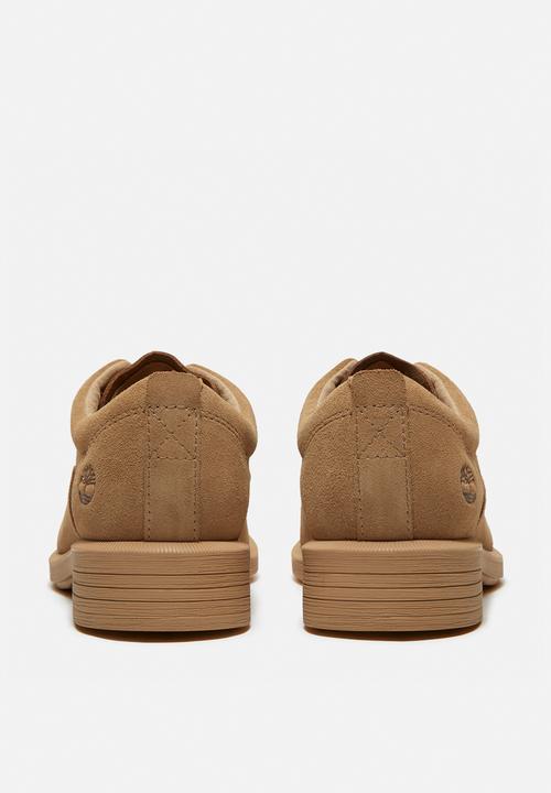 Timberland - Verona square lace up shoe - medium beige suede