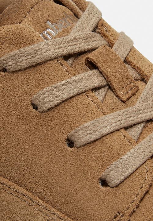 Timberland - Verona square lace up shoe - medium beige suede