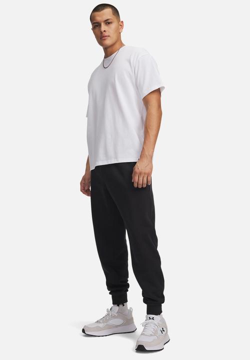 Under Armour - UA Rival Fleece Joggers - Black/White