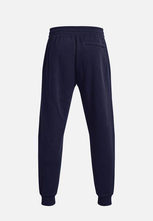 Under Armour - UA Rival Fleece Joggers - Midnight Navy/White