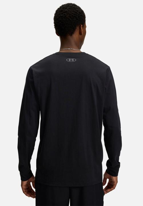 Under Armour - UA SPORTSTYLE LEFT CHEST LS Tee  - Black/Pitch Gray