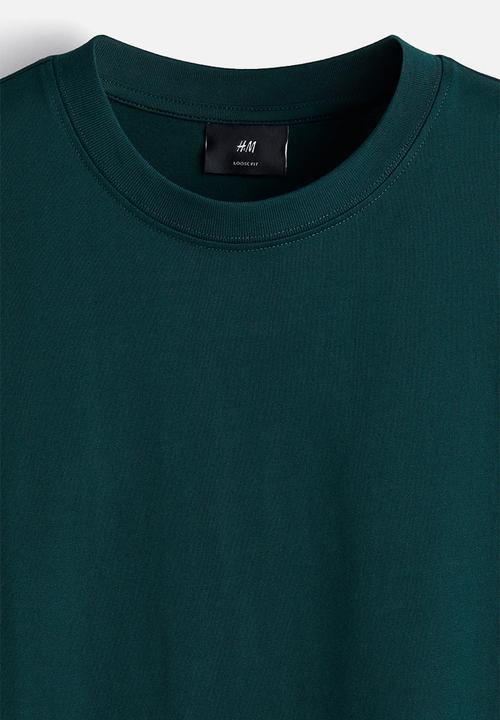 H&M - Relaxed fit -shirt - forest green