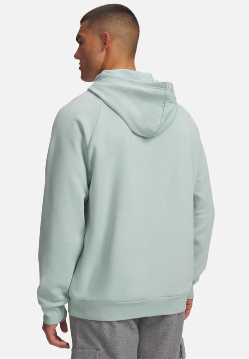 Under Armour - UA Rival Fleece Logo Hoody - Enamel Blue/Refresh Mint