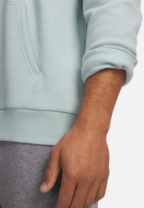 Under Armour - UA Rival Fleece Logo Hoody - Enamel Blue/Refresh Mint