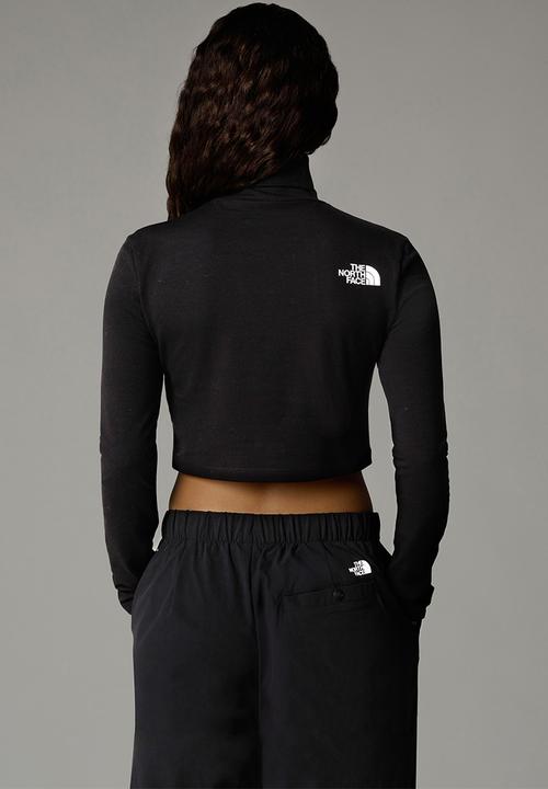 W Zumu Ls Slim Tee - Tnf Black