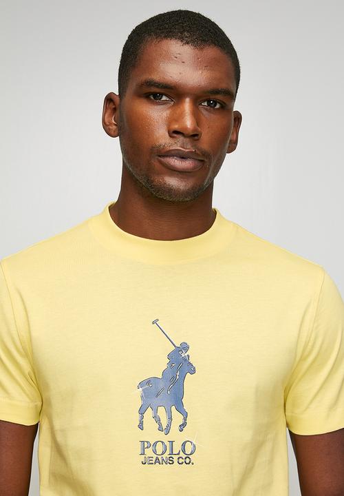 POLO - Ruey Pjc Short sleeve Glass Logo Tee - Light Yellow