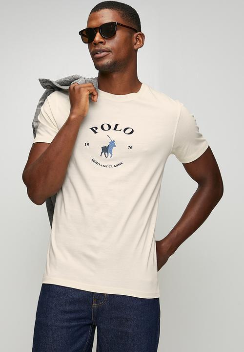 POLO - Cyrus Logo Print Ss Tee - Off White