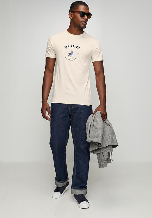 POLO - Cyrus Logo Print Ss Tee - Off White