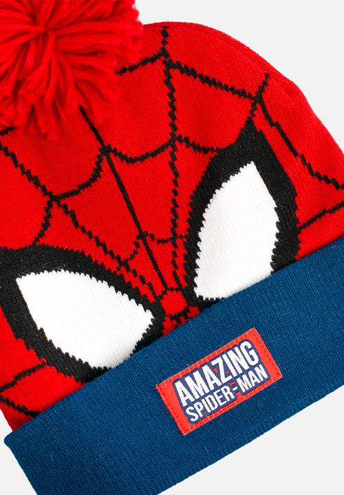 Character Group - Spiderman Fashion Beanie - Red & Blue