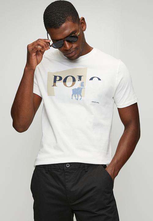POLO - Fitz Logo Graphic Ss Tee - White