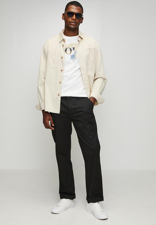POLO - Fitz Logo Graphic Ss Tee - White