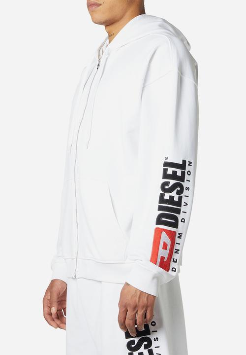 Diesel  - S-BOXT-ZIP-HOOD-DIV - White