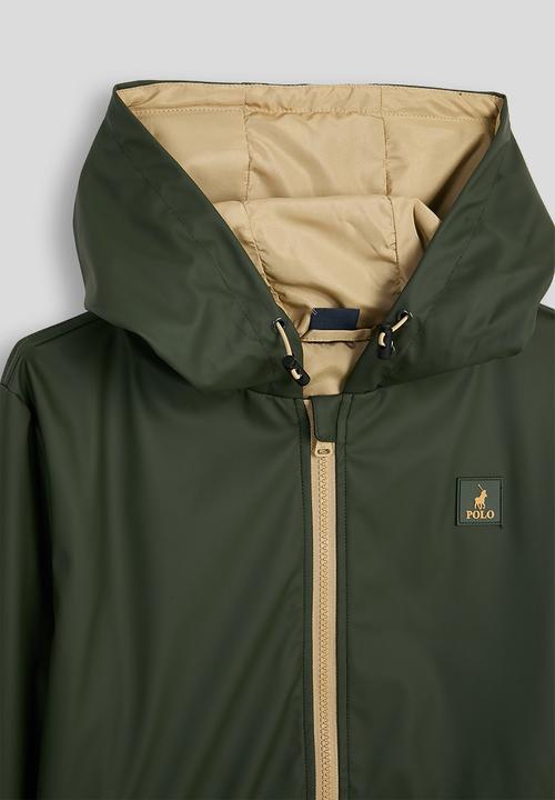 POLO - Boys mpho water repellant jacket - olive