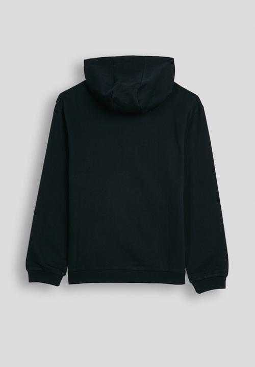POLO - Boys william embroidered hoody - navy