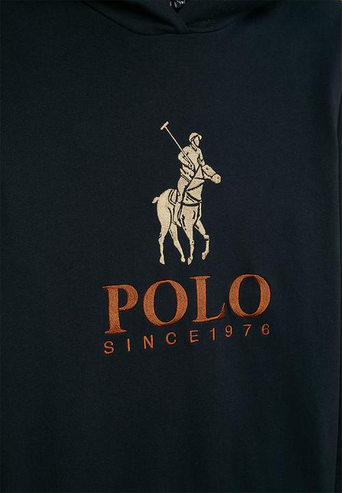 POLO - Boys william embroidered hoody - navy