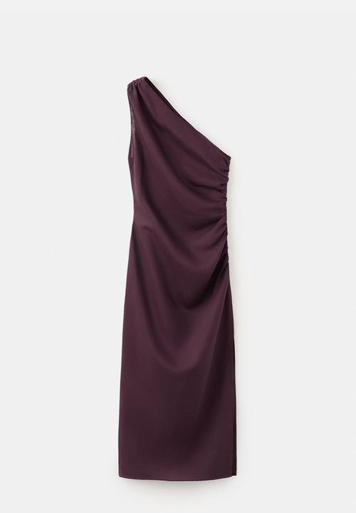 MANGO - Dress naty - dark red