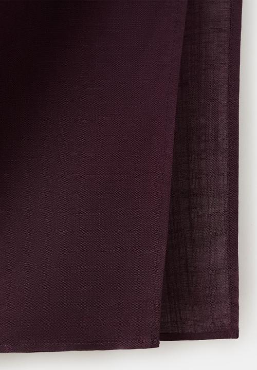 MANGO - Dress naty - dark red
