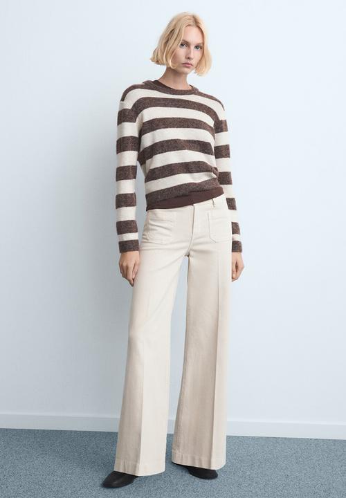 MANGO - Jeans jessie - light brown