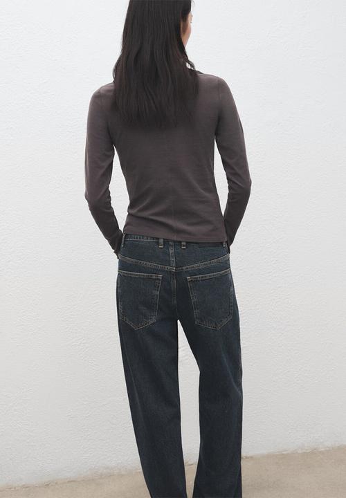 MANGO - T-shirt murma - charcoal