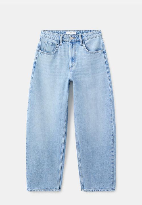 MANGO - Jeans bet - open blue