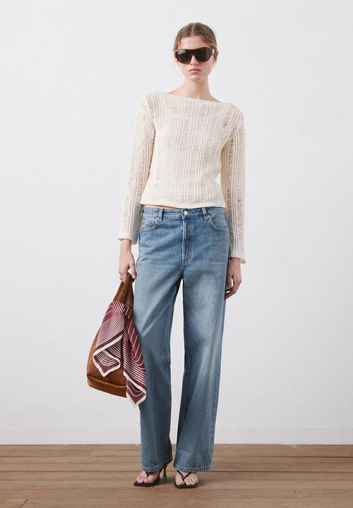 MANGO - Jeans newyork- open blue