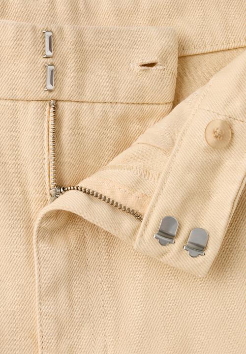 MANGO - Jeans blues- light pastel yellow