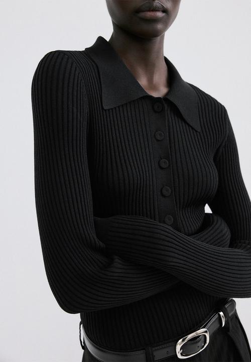 MANGO - Jumpsuit irim- black