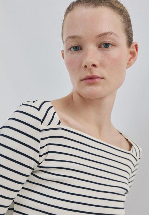 MANGO - T-shirtporta - natural