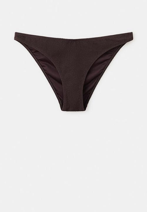 MANGO - Bikini pantie sifnos- brown
