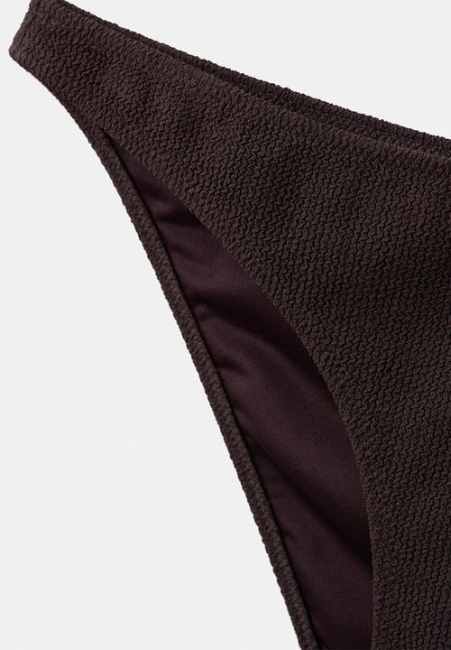 MANGO - Bikini pantie sifnos- brown