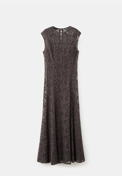MANGO - Dress avenue- brown