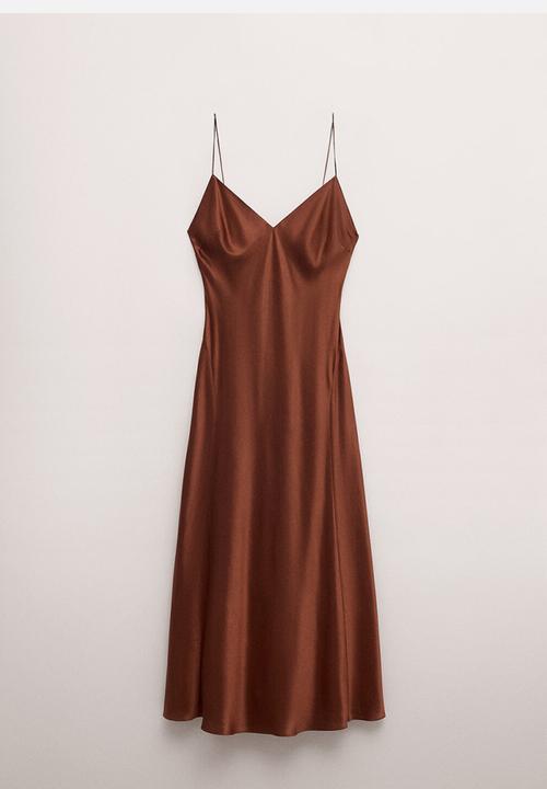 MANGO - Dress marcela - medium orange
