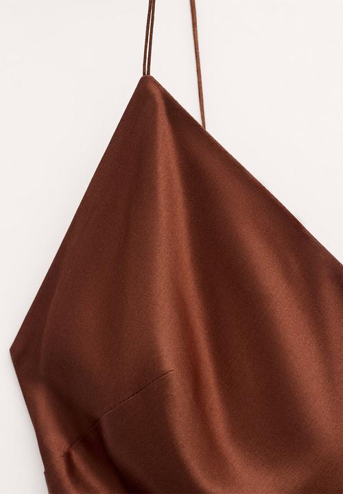 MANGO - Dress marcela - medium orange