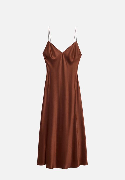 MANGO - Dress marcela - medium orange