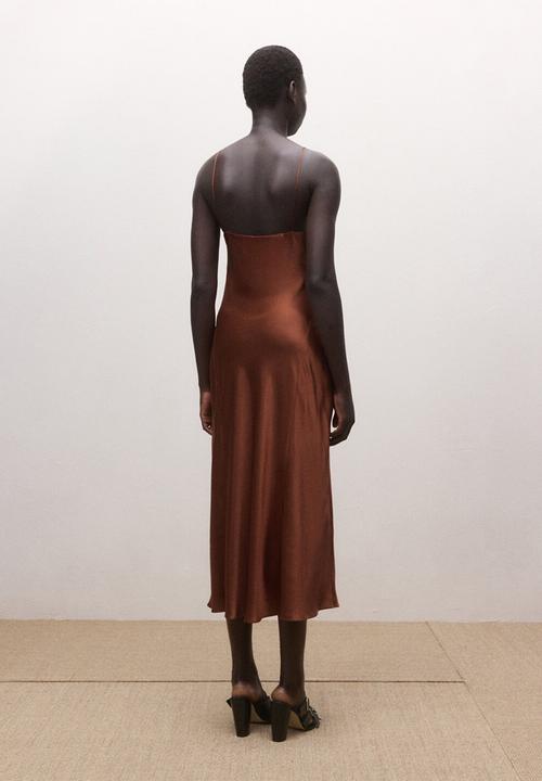 MANGO - Dress marcela - medium orange