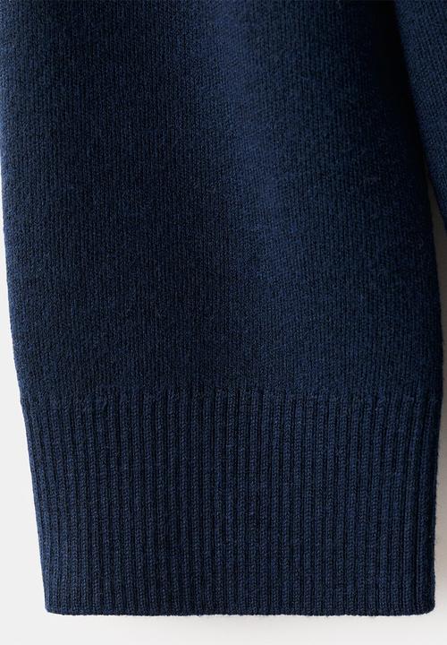 MANGO - Cardigan brunins - navy