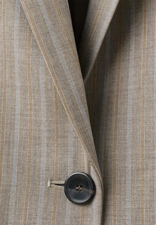 MANGO - Blazer sol- medium brown