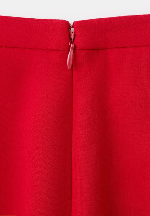 MANGO - Trousers iguana- red