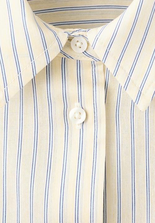 MANGO - Shirt poke - light/pastel yellow